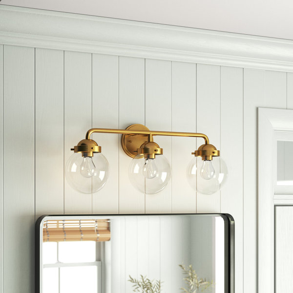 Brushed Brass Bathroom Light Fixtures Semis Online